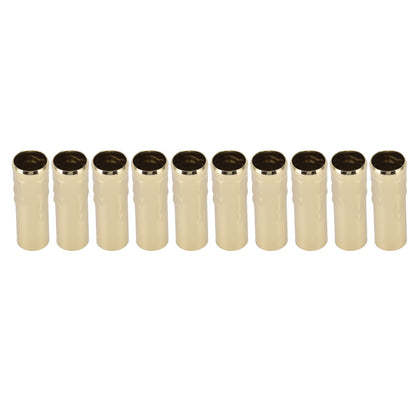 10Pcs E14 Metal Tube for Candle Lamp Holder Lamp Base Lighting Accessories 25x80mm Gold