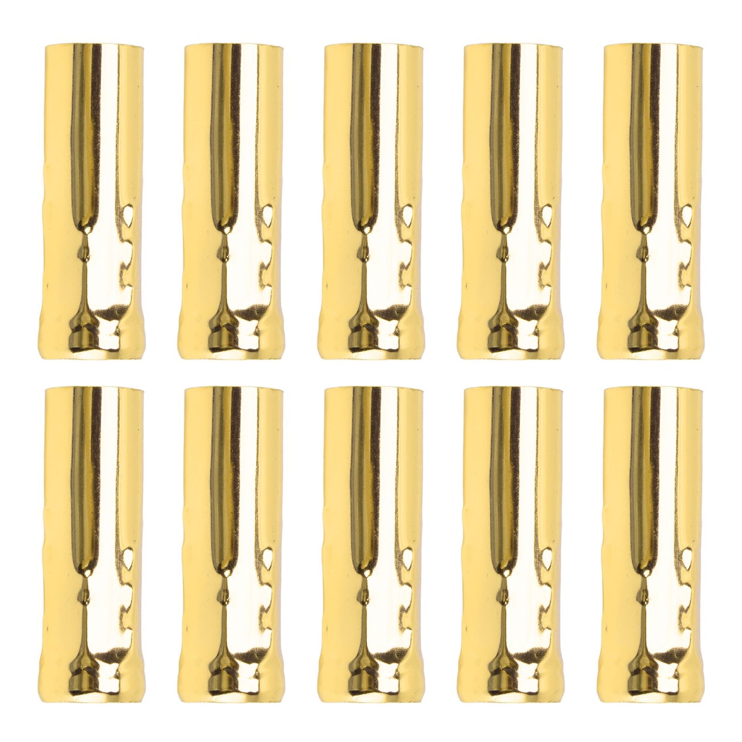 10Pcs E14 Metal Tube for Candle Lamp Holder Lamp Base Lighting Accessories 25x80mm Electrophoresis Gold