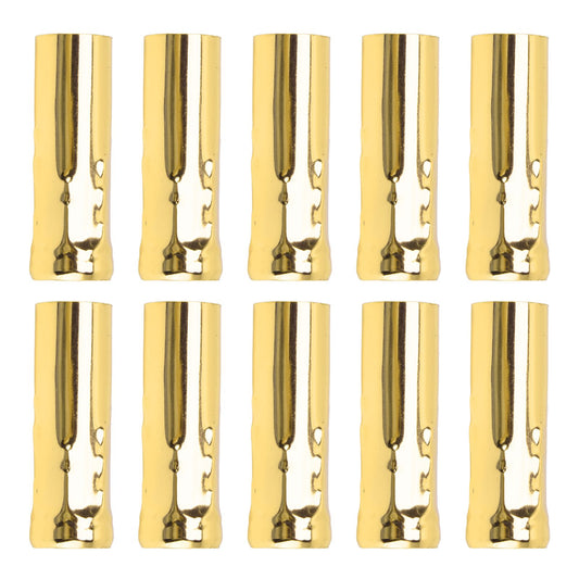 10Pcs E14 Metal Tube for Candle Lamp Holder Lamp Base Lighting Accessories 25x80mm Electrophoresis Gold