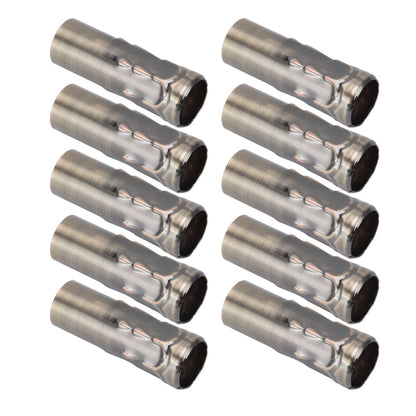 10Pcs E14 Metal Tube for Candle Lamp Holder Lamp Base Lighting Accessories 25x80mm Bronze