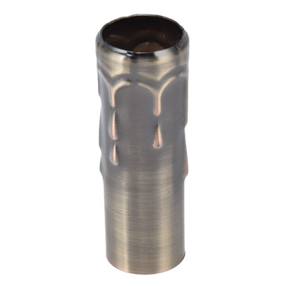 10Pcs E14 Metal Tube for Candle Lamp Holder Lamp Base Lighting Accessories 25x80mm Bronze