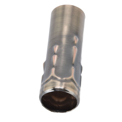 10Pcs E14 Metal Tube for Candle Lamp Holder Lamp Base Lighting Accessories 25x80mm Bronze