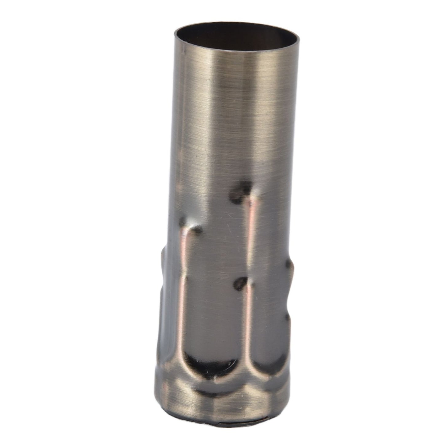 10Pcs E14 Metal Tube for Candle Lamp Holder Lamp Base Lighting Accessories 25x80mm Bronze
