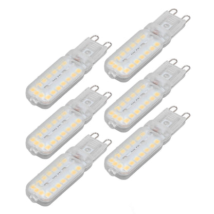 6pcs G9 LED Bulbs 7W Dimmable 360° Illumination Replacement Light Bulb for Wall Desk Cabinet Lamp Warm White 220-240V