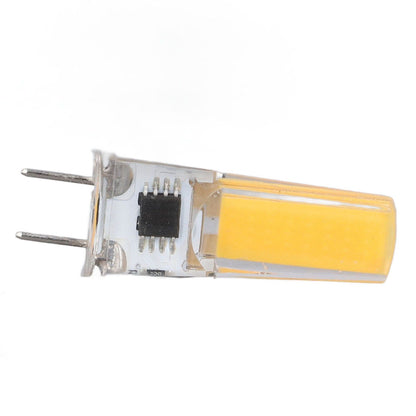6Pcs G8 LED Bulb 5W Dimmable 2508 COB Energy Saving Easy Installation 360 Degrees 50000 Hours Stable 5W Bulbs 100‑120V Warm White
