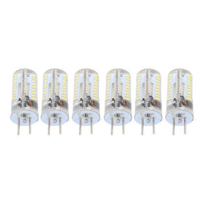 6Pcs GY6.35 LED Bulbs 5W AC 12V Warm White 2700 to 3000K White 6000 to 6500K 500LM 72LED Light Bulbs for Home Office Pure White
