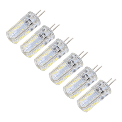 6Pcs GY6.35 LED Bulbs 5W AC 12V Warm White 2700 to 3000K White 6000 to 6500K 500LM 72LED Light Bulbs for Home Office Pure White