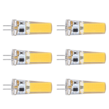 6 Pieces G4 LED Bulbs 9W Dimmable COB Lamp 500LM for Home Ceiling Landscape Chandelier Lamps 3000K Warm Light