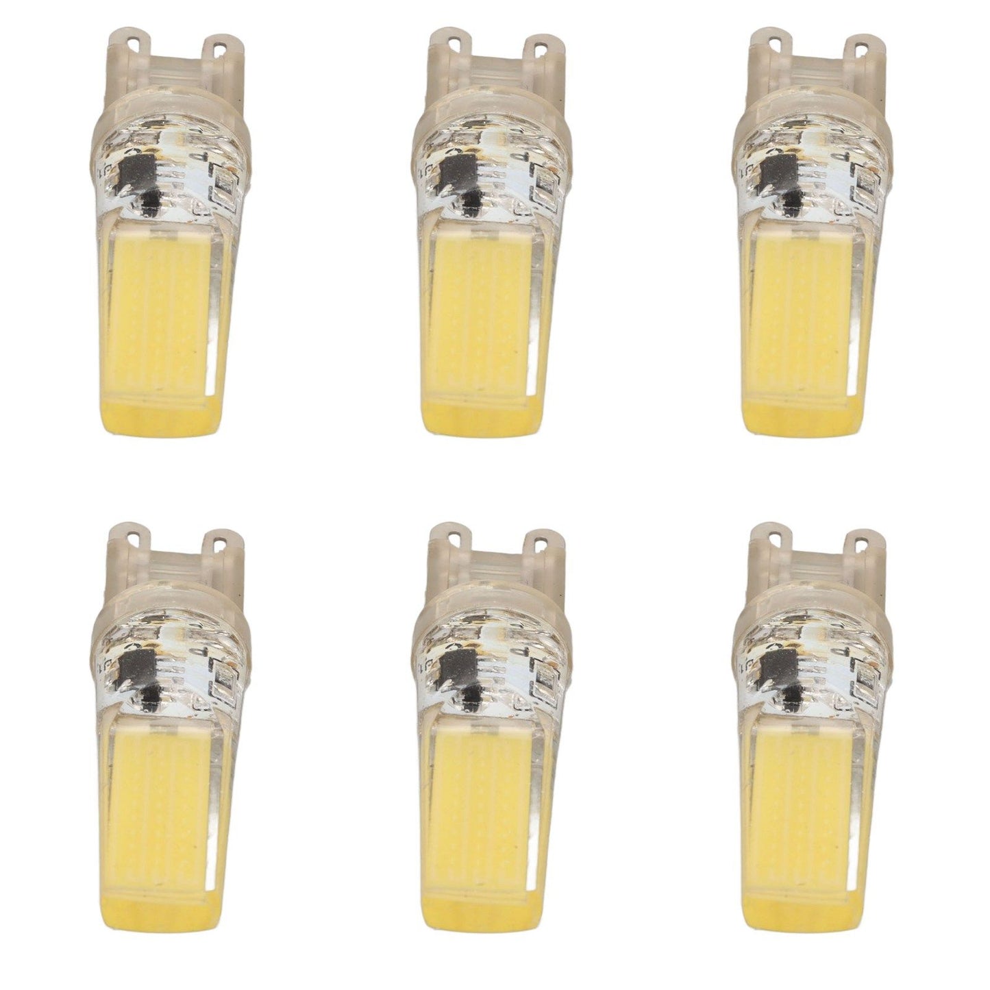 6pcs G9 LED Light Bulb COB Dimmable Professional G9 LED Bulb Replacement for Wall Lamps Table Lamps 220V White Light