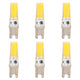 6pcs G9 LED Light Bulb COB Dimmable Professional G9 LED Bulb Replacement for Wall Lamps Table Lamps 220V Warm Light