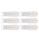 G9 Light Bulb Dimmable Eye Protection Energy Saving 5W 22 LED Small Bulbs for Ceiling Lamp Desk Lamp 6pcs Warm Light 220V