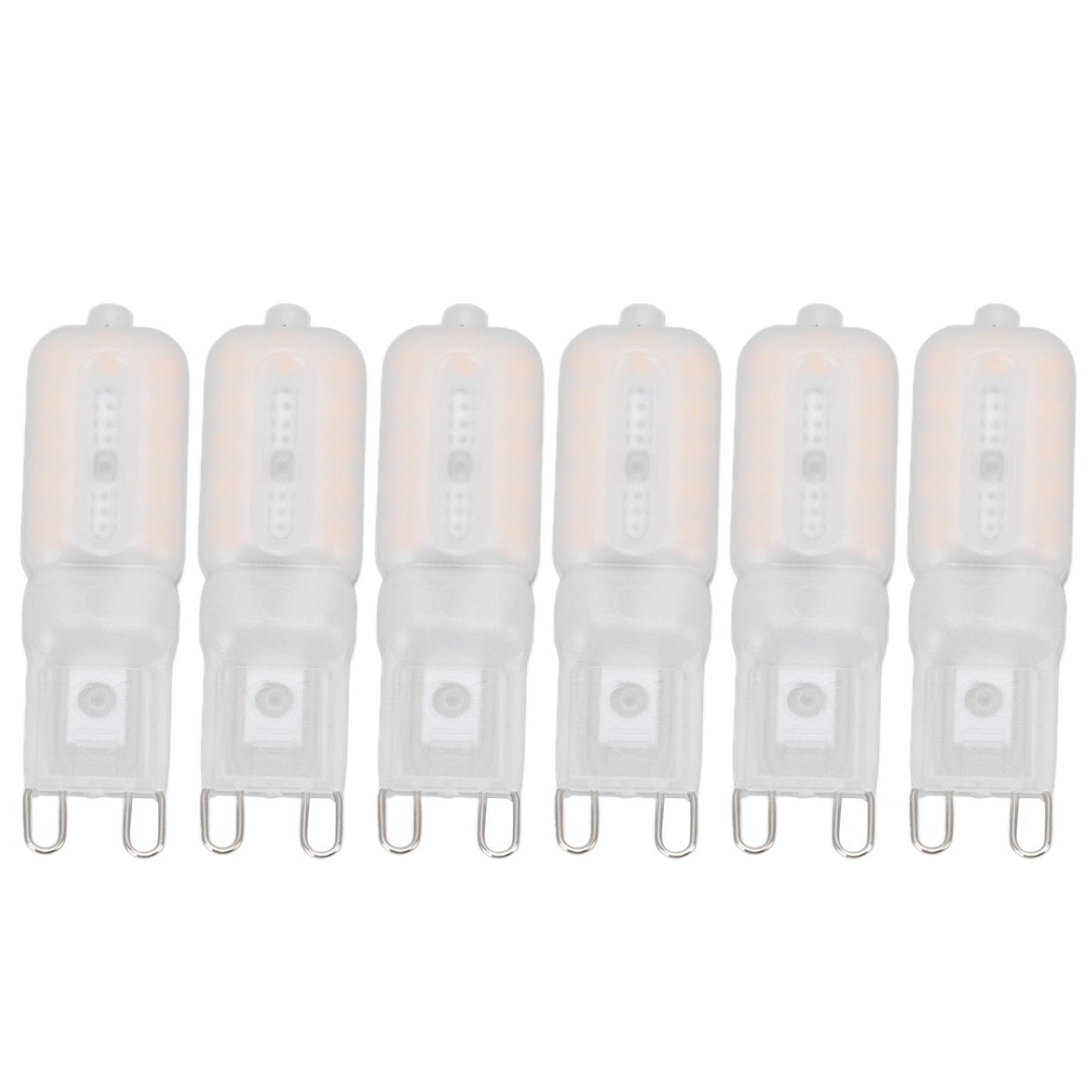 G9 Light Bulb Dimmable Eye Protection Energy Saving 5W 22 LED Small Bulbs for Ceiling Lamp Desk Lamp 6pcs Warm Light 220V