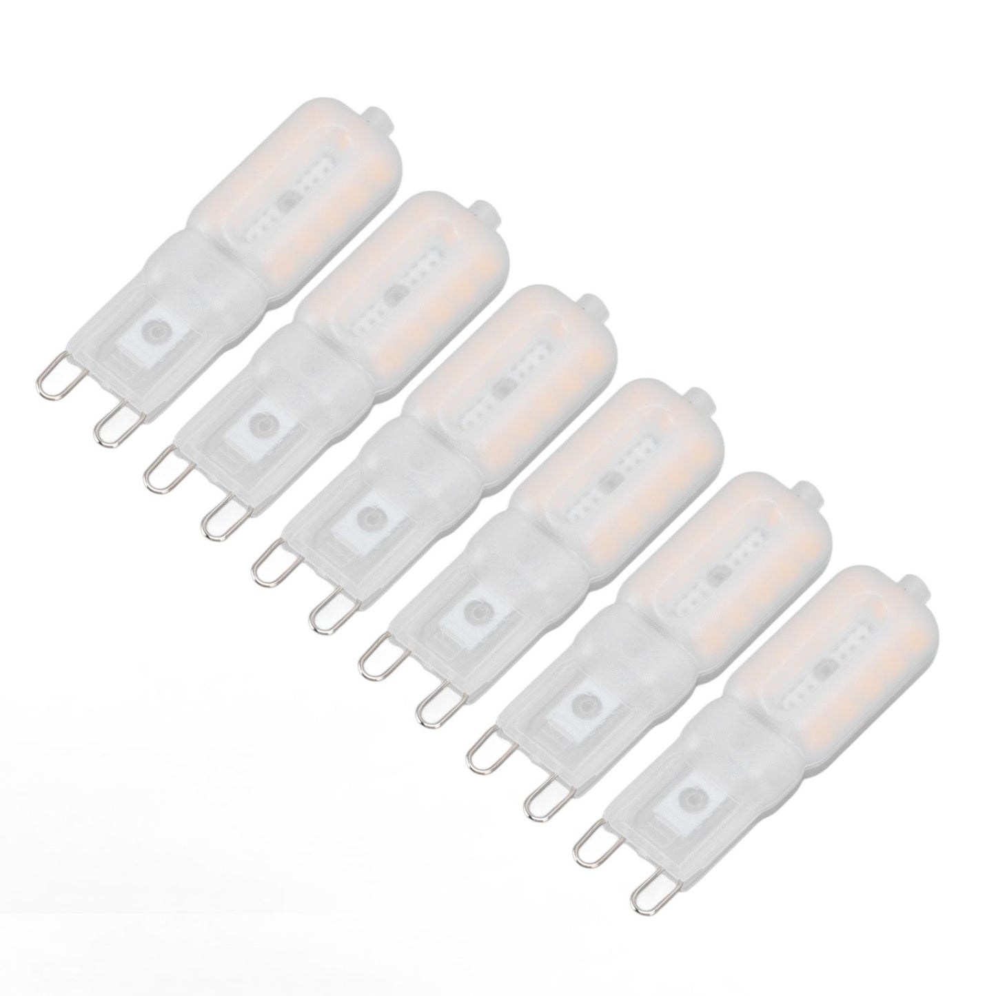 G9 Light Bulb Dimmable Eye Protection Energy Saving 5W 22 LED Small Bulbs for Ceiling Lamp Desk Lamp 6pcs Warm Light 220V