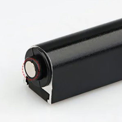 10 Pcs Cabinet Door Rebounder Handleless Black Aluminum Alloy Rebounding Magnetic Latch