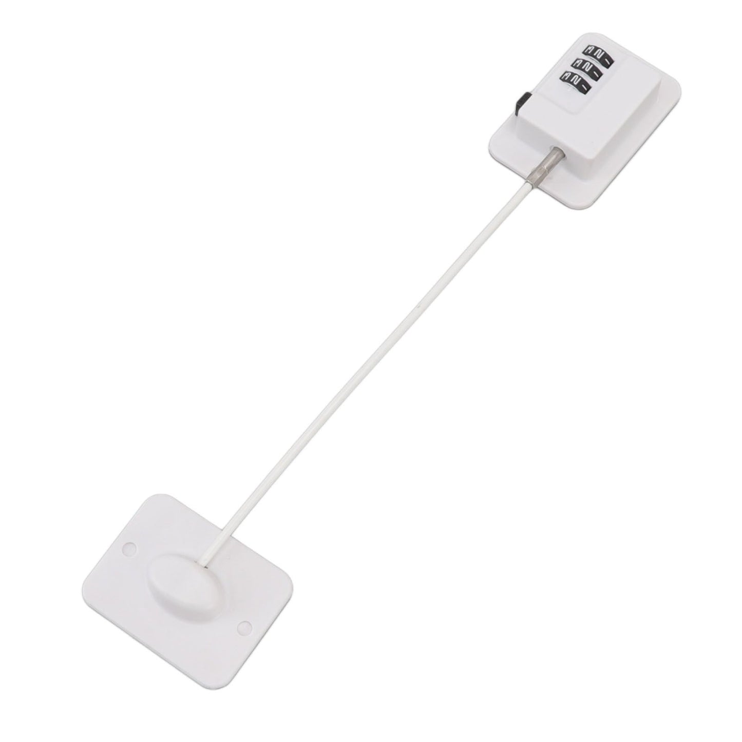 Window Cable Lock Password Unlocking Stable Childproofing Refrigerator Lock with Mounting Screws