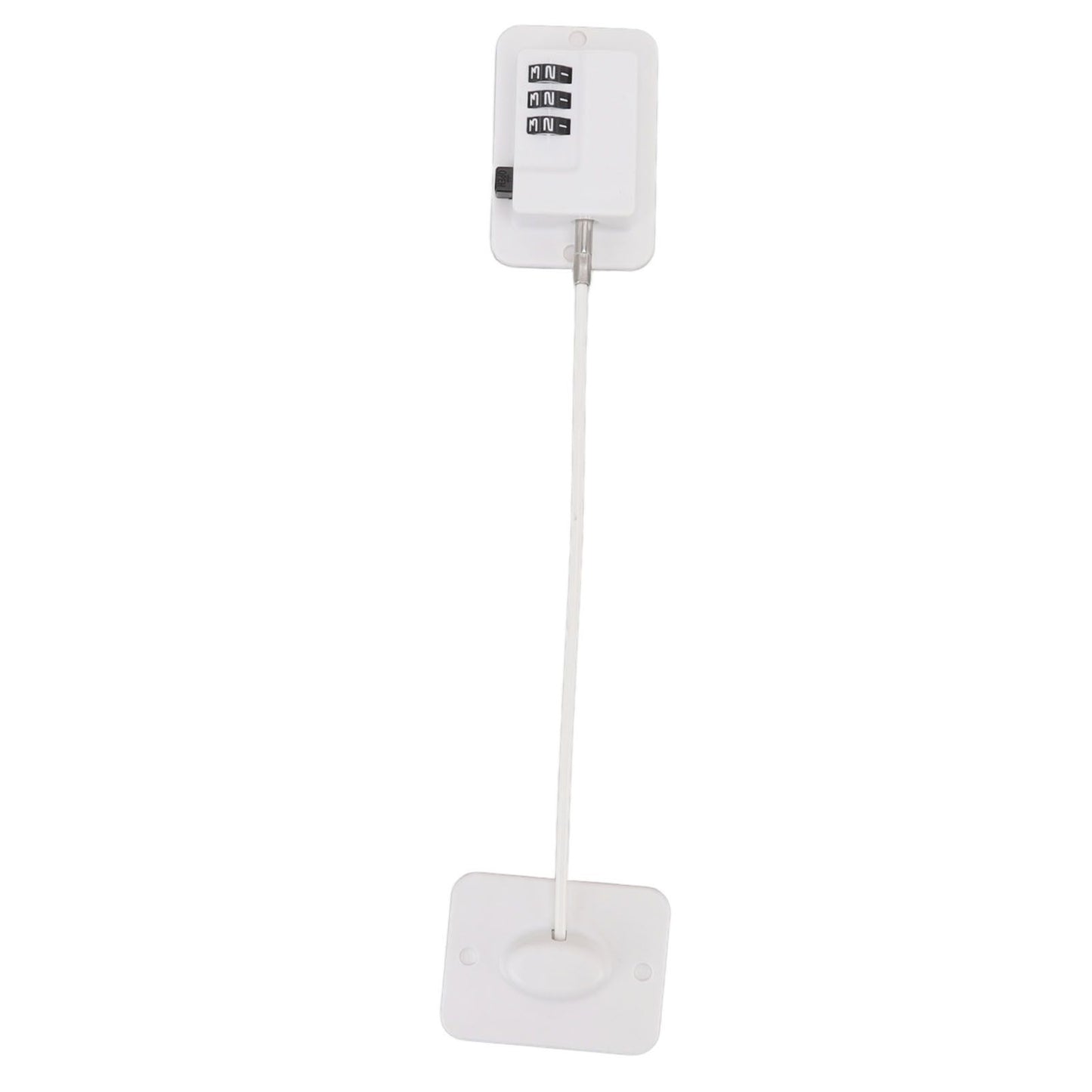 Window Cable Lock Password Unlocking Stable Childproofing Refrigerator Lock with Mounting Screws