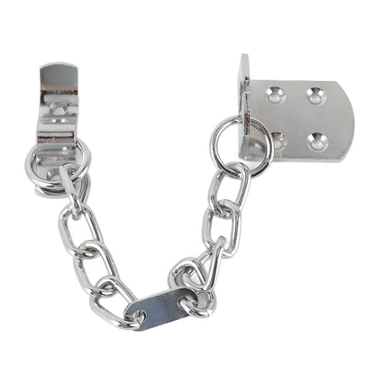 Door Chain Lock Stainless Steel Chain Door Guard Anti Theft Security Door Chain Lock for Hotel Apartment
