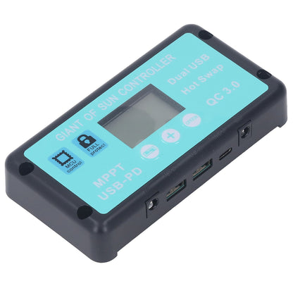 12V 24V MPPT Solar Charge Controller Professional USB PD QC3.0 Solar Panel Regulator with LCD Display for Battey 40A