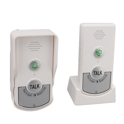 Voice Intercom Doorbell 3280.8ft Wireless Distance USB Charging Wireless Call Doorbell for Household