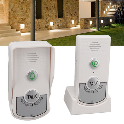 Voice Intercom Doorbell 3280.8ft Wireless Distance USB Charging Wireless Call Doorbell for Household