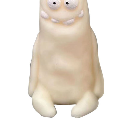 Clay Man Shaped Candle Cartoon Fragrant Candles Funny Ugly Cute Candle Souvenirs Thin White