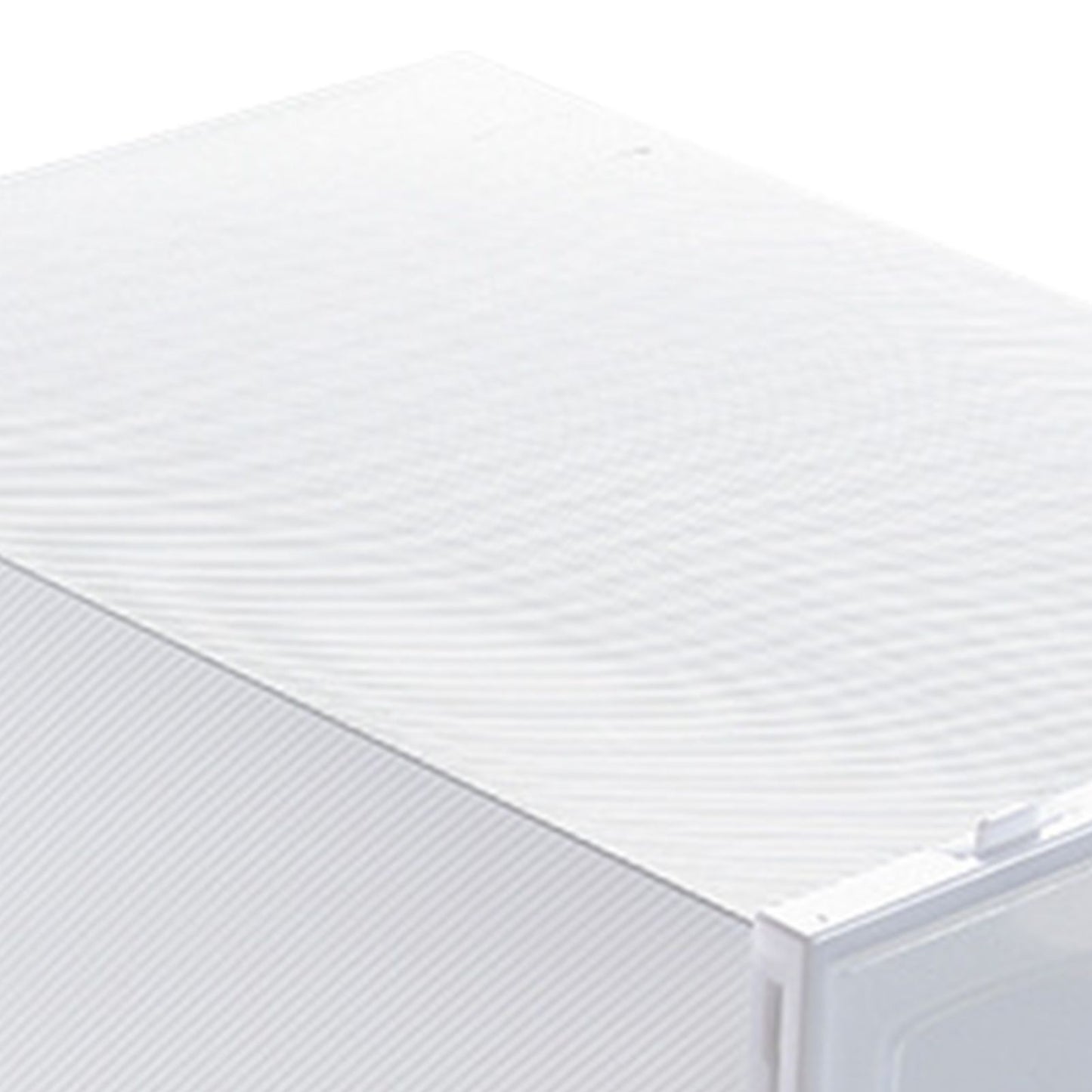 6PCS Shoe Storage Box Large White Thickened Transparent Clamshell Shoe Organizer Case for Home