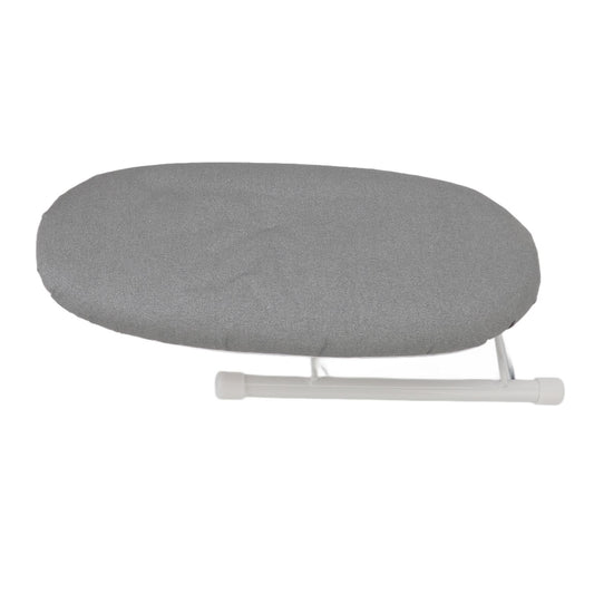 Tabletop Ironing Board Heat Resistant Foldable Portable Mini Ironing Board Clothes Ironing Accessories for Home Travel Grey