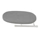 Tabletop Ironing Board Heat Resistant Foldable Portable Mini Ironing Board Clothes Ironing Accessories for Home Travel Grey