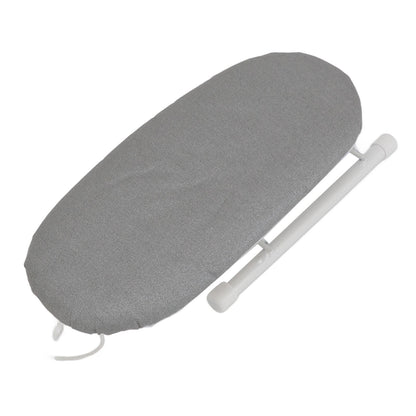 Tabletop Ironing Board Heat Resistant Foldable Portable Mini Ironing Board Clothes Ironing Accessories for Home Travel Grey