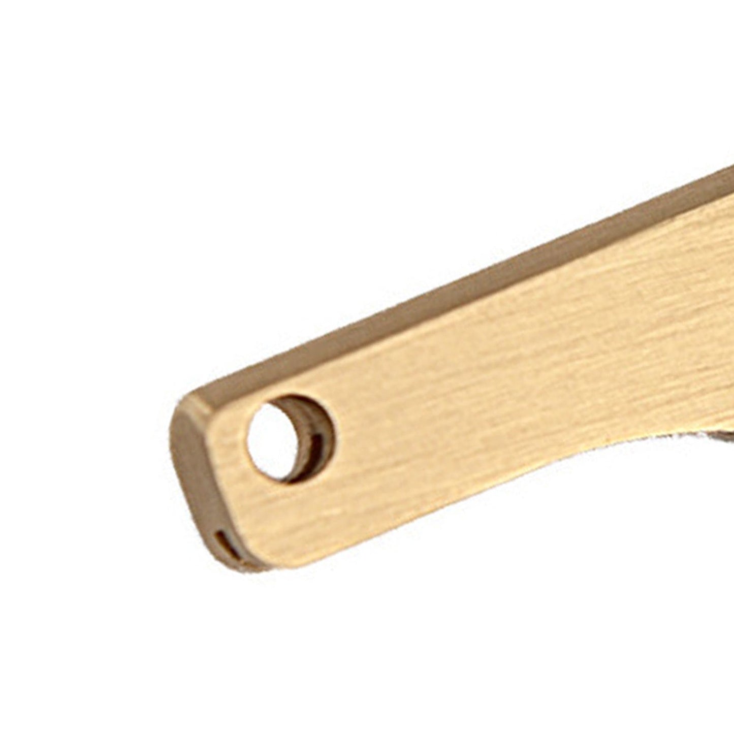 Mini Folding Knife Brass Handle Stainless Steel Blade Mini Magnetic Pocket Knife Outdoor Keychain Pendant Knife