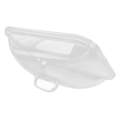 Splatter Cover Clear Transparent Acrylic Dustproof Rectangle Shape Convenient Practical Home Plate Covers for Kitchen S