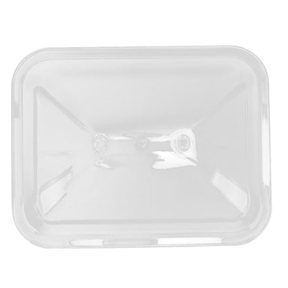 Splatter Cover Clear Transparent Acrylic Dustproof Rectangle Shape Convenient Practical Home Plate Covers for Kitchen S