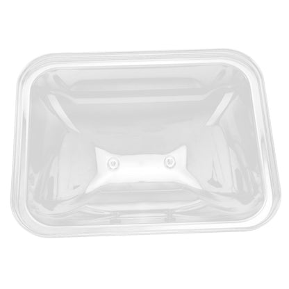 Splatter Cover Clear Transparent Acrylic Dustproof Rectangle Shape Convenient Practical Home Plate Covers for Kitchen S