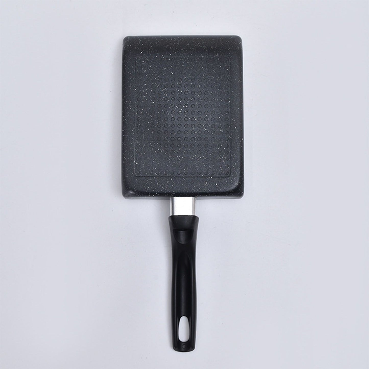 Mini Frying Pan Black Household Portable Japanese Style Egg Frying Pan Rectangular Mini Omelet Pan 13x18cm