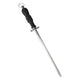 10in Knife Sharpener Stick Professional Honing Blade Sharpening Rod Stick for Home Business Black
