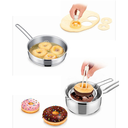 Donut Mold Plastic Reusable Practical DIY Donut Maker Donut Baking Mold for Kitchens Restaurants