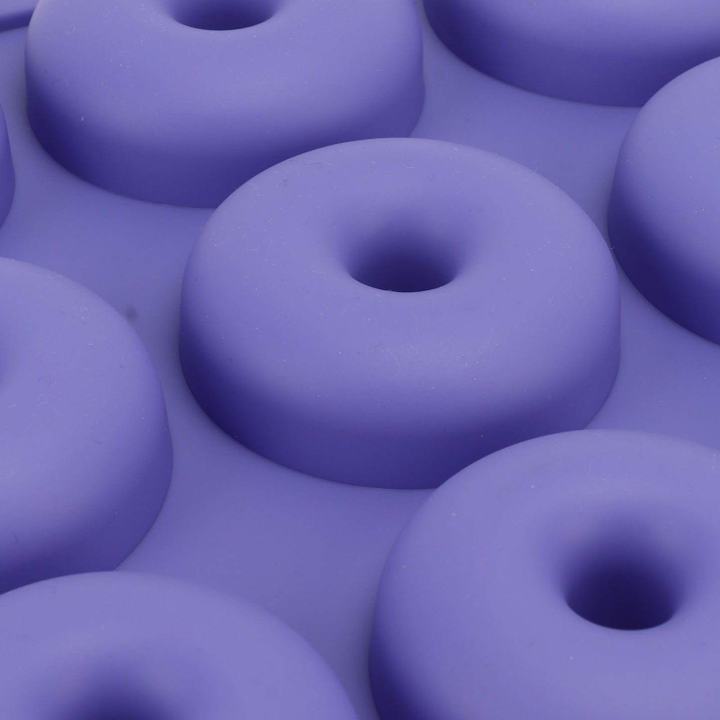 Silicone Donut Mold 9 Cavity Prevents Stick Safe Heat Resistance Doughnut Pan Set for Cake Biscuit Bagels Muffins Royalblue
