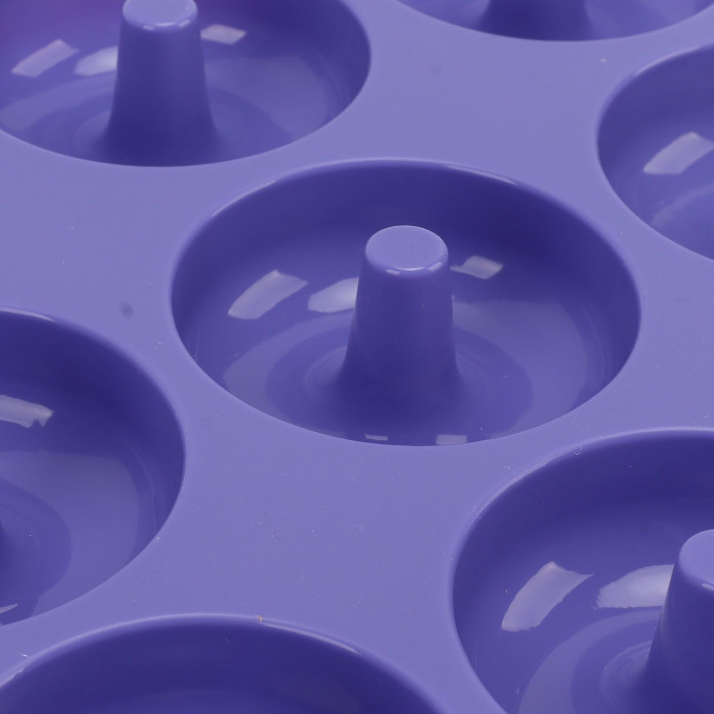Silicone Donut Mold 9 Cavity Prevents Stick Safe Heat Resistance Doughnut Pan Set for Cake Biscuit Bagels Muffins Royalblue