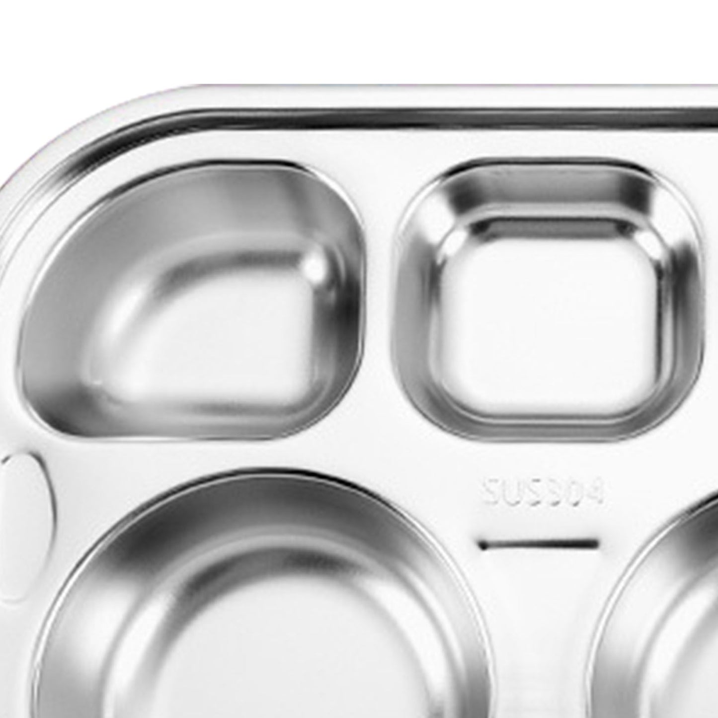 Stainless Steel Divided Platter Food Grade Cartoon Drop Proof Fun Shape Divided Dinner Tray for Kindergarten Pickup Truck