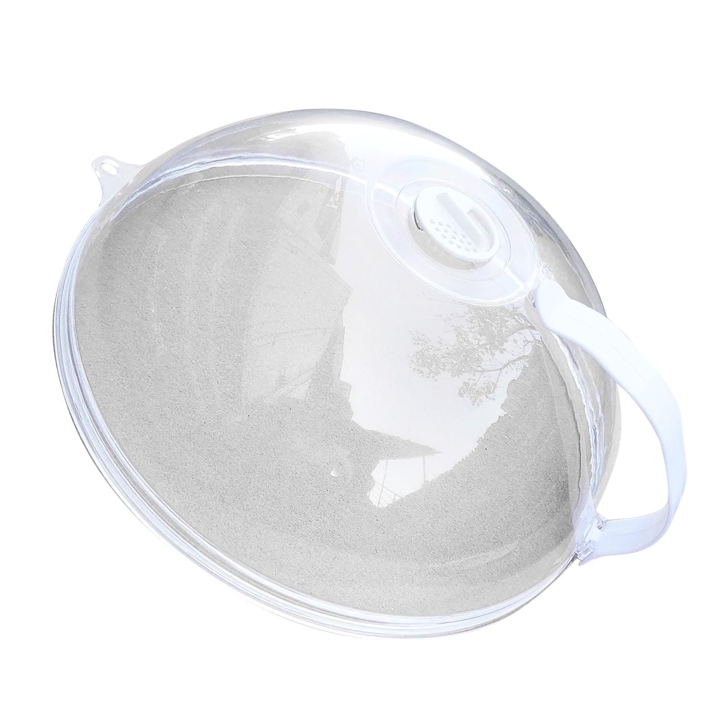 Microwave Oven Splatter Cover High Temperature Resistant Plastic Splash Guard Lid for Kitchen Mini Type