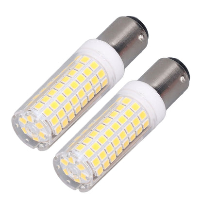 2 Pcs LED Corn Bulb BA15D 10W Dimmable Energy Saving 102LEDs Ceramic Light Bulb AC 100‑120V