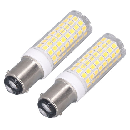2 Pcs LED Corn Bulb BA15D 10W Dimmable Energy Saving 102LEDs Ceramic Light Bulb AC 100‑120V