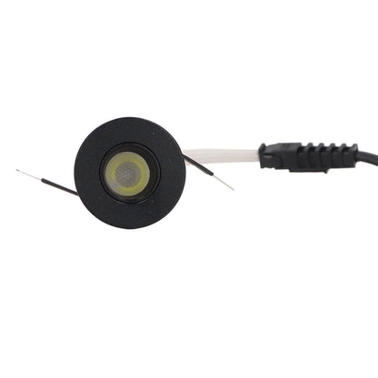 3W LED Recessed Spotlight Mini Under Cabinet Light Downlights with LED Driver for Kitchens Cabinets Ceilings AC85‑265V Warm White 3000K