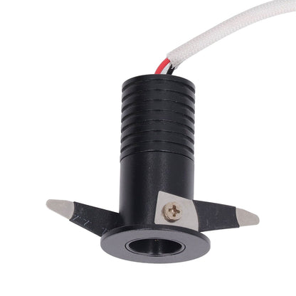 3W LED Recessed Spotlight Mini Under Cabinet Light Downlights with LED Driver for Kitchens Cabinets Ceilings AC85‑265V Natural Light 4000K