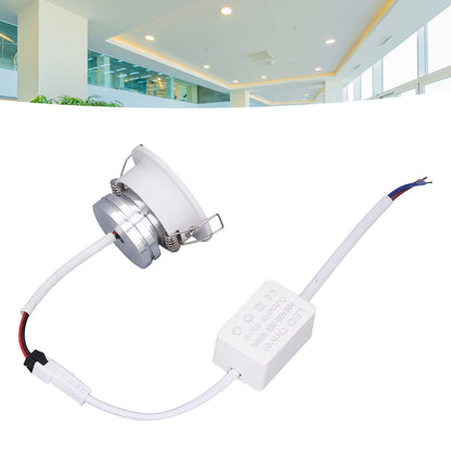LED Recessed Light Mini Adjustable Angle Aluminium Recessed Ceiling Light White 85‑265V Cold White 6000K