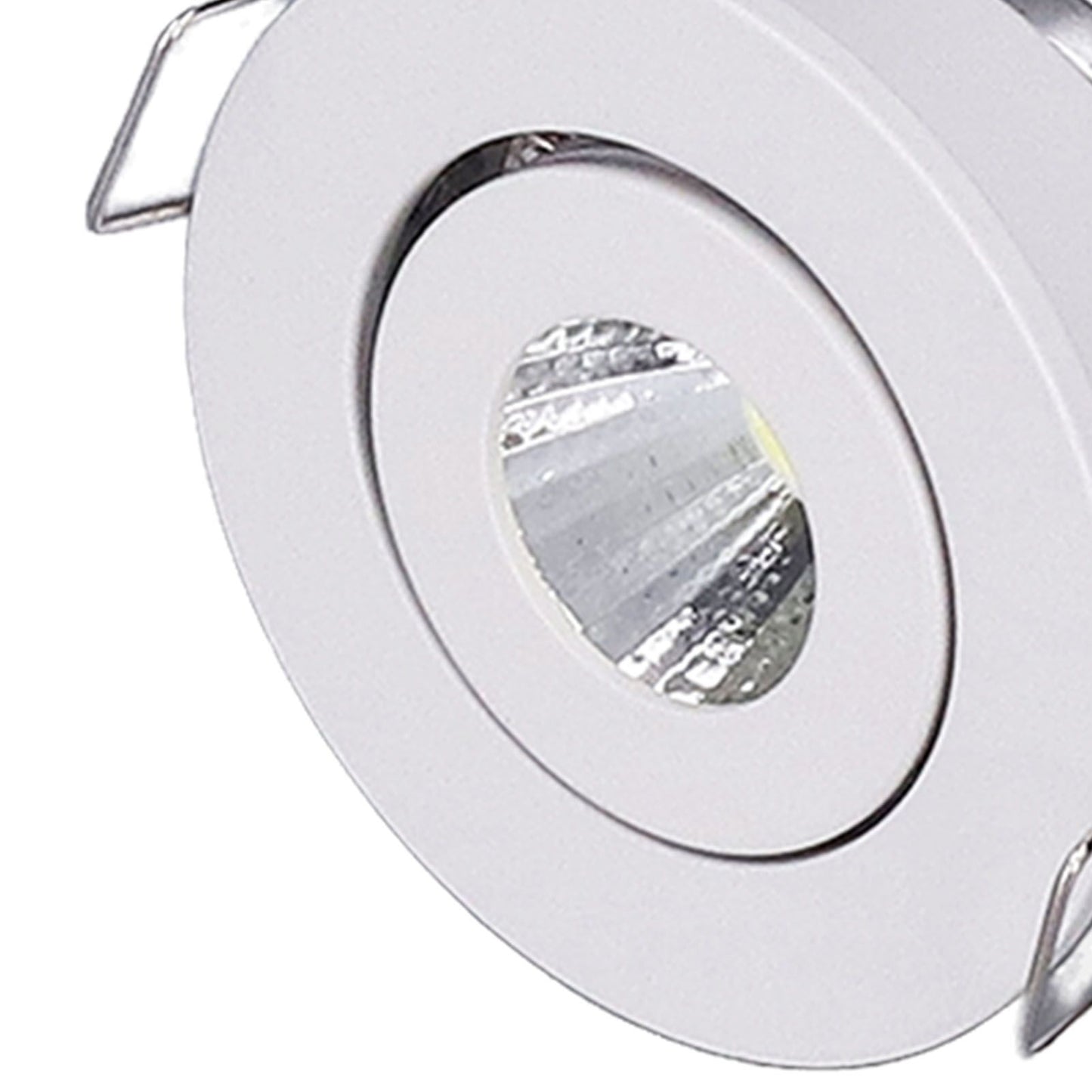 LED Recessed Light Mini Adjustable Angle Aluminium Recessed Ceiling Light White 85‑265V Cold White 6000K