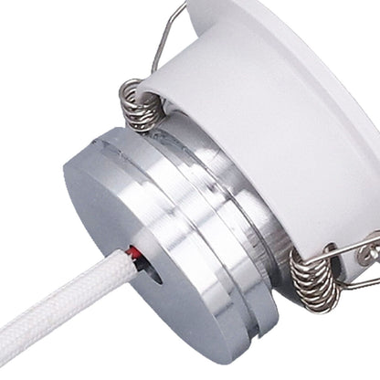 LED Recessed Light Mini Adjustable Angle Aluminium Recessed Ceiling Light White 85‑265V Warm White 3000K