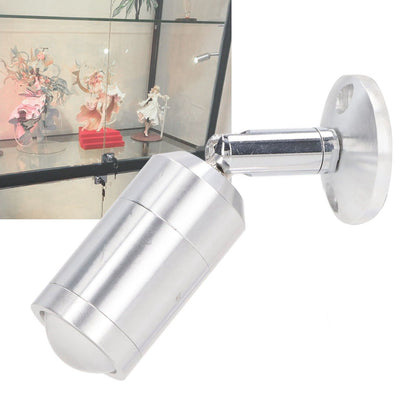 Display Cabinet Spotlight Adjustable Angle Mini LED Showcase Light for Jewelry Cabinets Shelves Silver AC 220V Normal White Light 6000K
