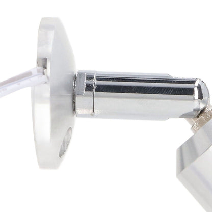 Display Cabinet Spotlight Adjustable Angle Mini LED Showcase Light for Jewelry Cabinets Shelves Silver AC 220V Normal White Light 6000K