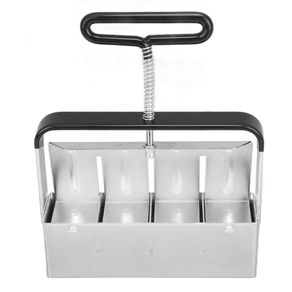 Soil Blocker Manual Quad Soil Block Maker Handheld Soil Block Mold With Comfort Grip Handle For Seedings Cuttings